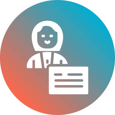 Modern simgenin vektör illüstrasyonu