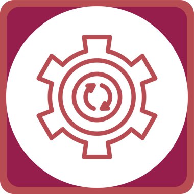 Modern simgenin vektör illüstrasyonu