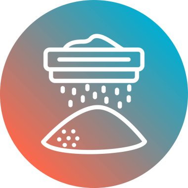 Gıda simgesinin vektör illüstrasyonu