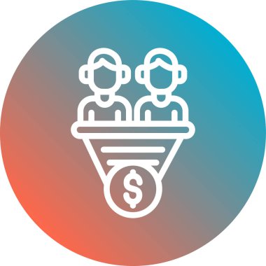 seo modern simgesinin vektör illüstrasyonu