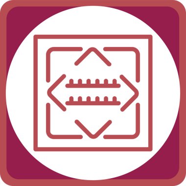 Bir b simgesinin vektör illüstrasyonu