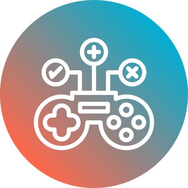 oyun simgesi vektör çizimi