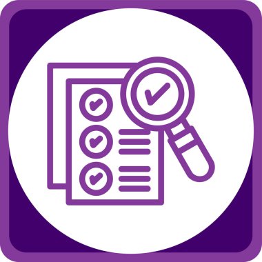 Pano simgesi. Belgenin vektör illüstrasyonu