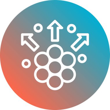 Ok. Web simgesi basit illüstrasyon