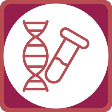 DNA simgesi vektör illüstrasyonu