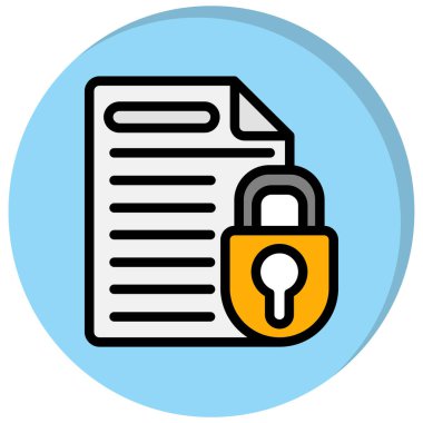 ikon vektör illüstrasyonunu kilitle