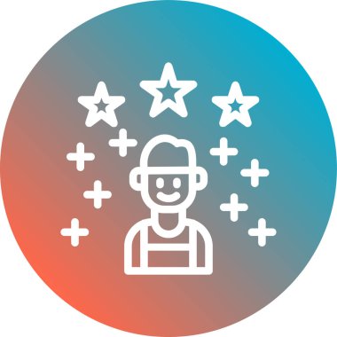 Vektör illüstrasyonu, simge ögesi biçimi