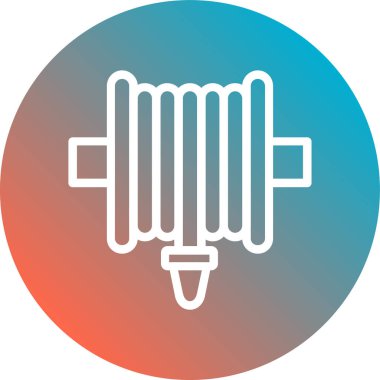 Modern b 'nin vektör illüstrasyonu eksik simgesi