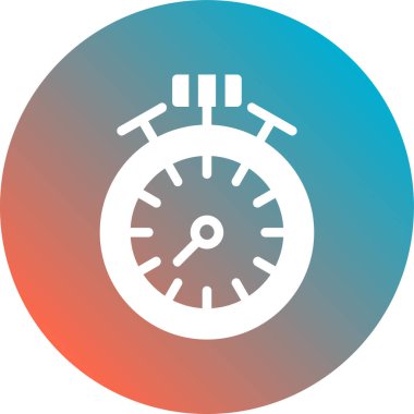 Alarm saat vektör simgesi. Basit vektör illüstrasyonu.