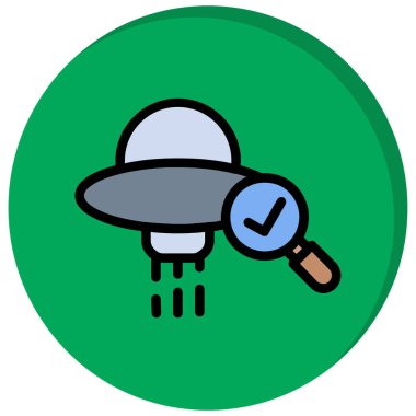 Uydu. Web simgesi basit illüstrasyon