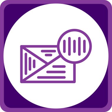 posta simgesi. web vektörü