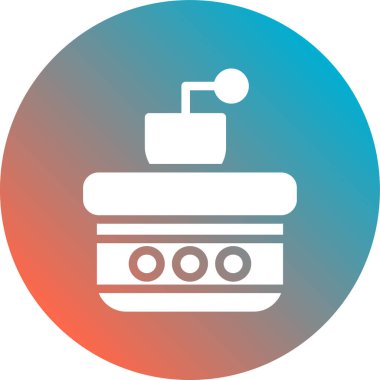 gaz tankı vektör simgesi kolayca değiştirilebilir veya düzenlenebilir