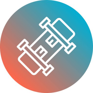 Bir İHA simgesinin vektör illüstrasyonu