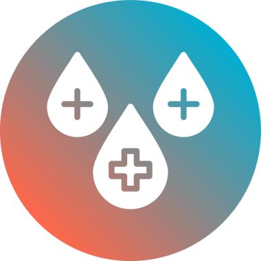 Modern b 'nin vektör illüstrasyonunda tıbbi simge eksikliği