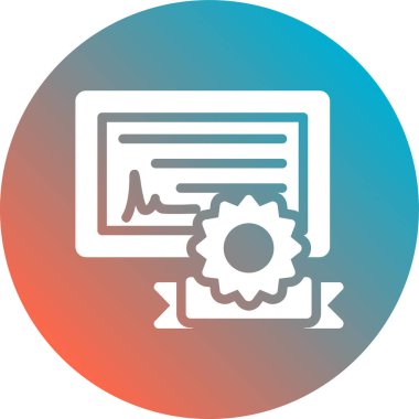 seo modern simgesinin vektör illüstrasyonu