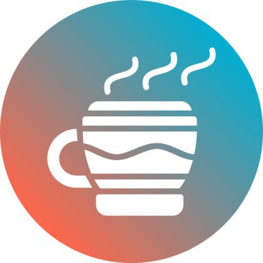 çay fincanı ikonu vektör illüstrasyonu