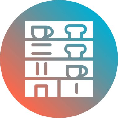 Vektör illüstrasyonu, simge ögesi arkaplanı