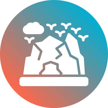 Bir simgenin vektör illüstrasyonu