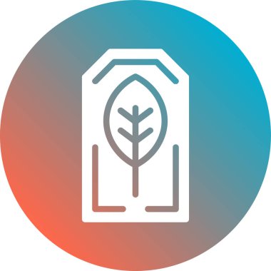 Eşsiz Ağaç Vektör Satırı Simgesi