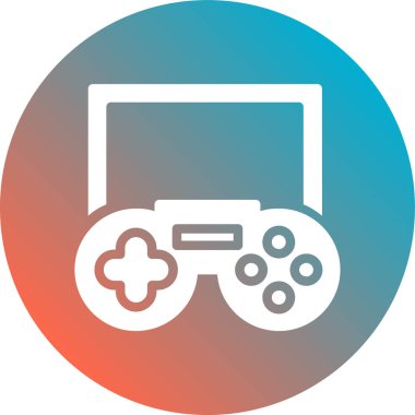 Modern simgenin vektör illüstrasyonu