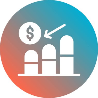 vektör para çantası simgesini