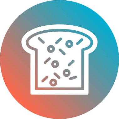 Gıda simgesinin vektör illüstrasyonu