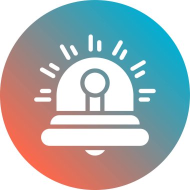 Benzersiz ampul vektör simgesi