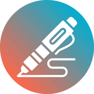 kalem simgesi vektör illüstrasyonu