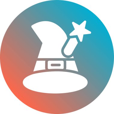 Şapka simgesi vektör illüstrasyonu