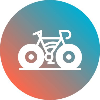 bisiklet ikonu vektör illüstrasyonu