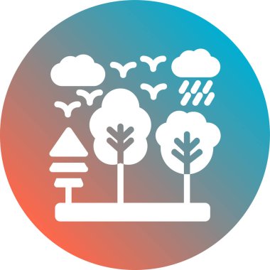 Hava durumu simgesi, vektör illüstrasyonu