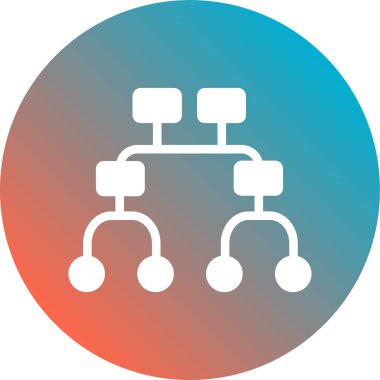 soyut arkaplan grubunda ağ simgesi izole edildi