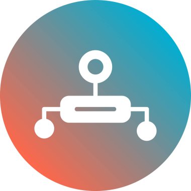 Modern b 'nin vektör illüstrasyonu