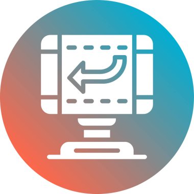 Uygulama modern simgesinin vektör illüstrasyonu