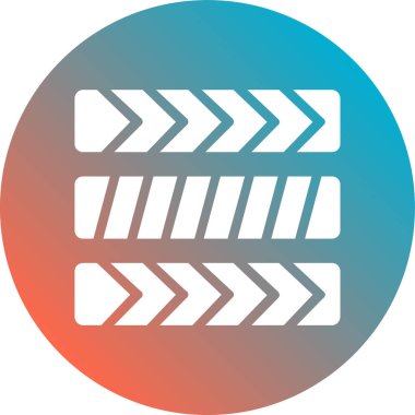 Modern oto tamir simgesinin vektör illüstrasyonu