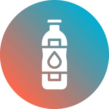 su şişesi simge vektör çizim