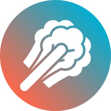 Yiyecek vektör simgesi. biçim iki renkli düz sembol, mavi ve gri renkler, yuvarlak açılar, beyaz arkaplan.