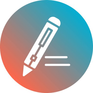 kalem modern simgesinin vektör illüstrasyonu