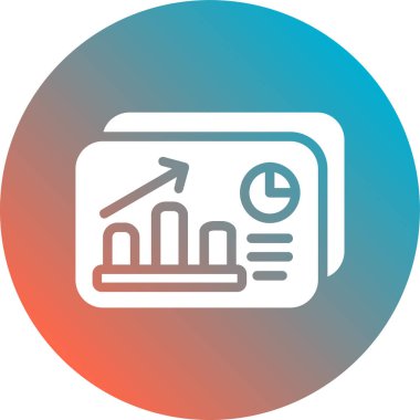 vektör pasta çizelgesi simgesi