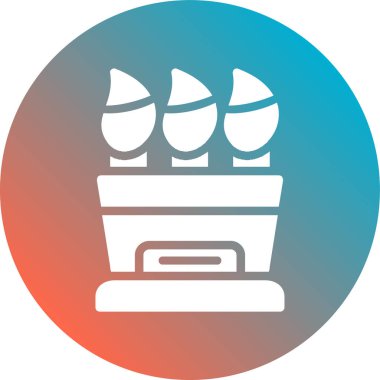 Vektör illüstrasyonu, simge ögesi arkaplanı