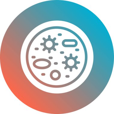 Virüs vektör satırı simgesi