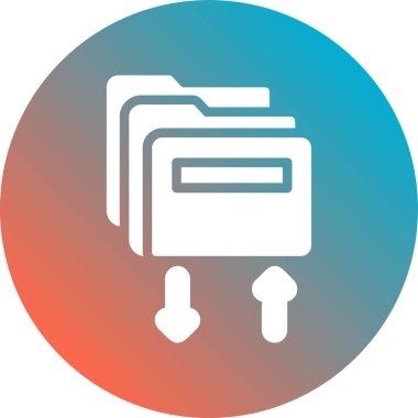 Belge simgesinin vektör illüstrasyonu