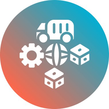 Vektör illüstrasyonu, simge ögesi arkaplanı