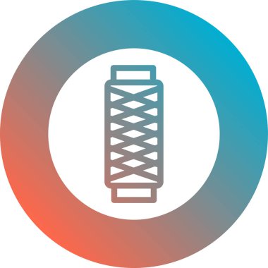 İzole edilmiş tek bir su simgesinin vektör illüstrasyonu