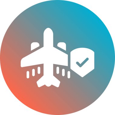 Uçak simge vektör çizim