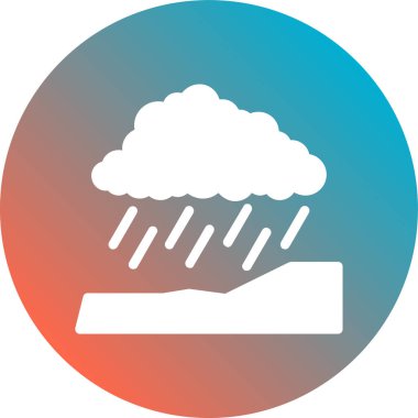 vektör yağmur simgesi çizimi