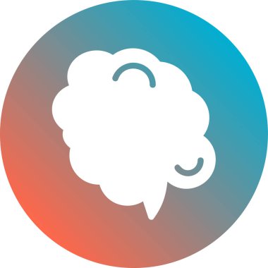 Bulut simgesinin vektör illüstrasyonu