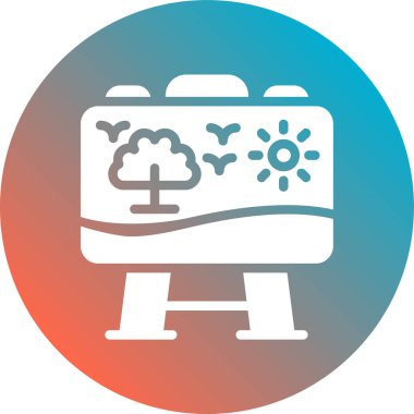 Seyahat simgesinin vektör illüstrasyonu