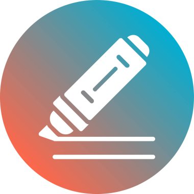 kalem simgesi vektör illüstrasyonu