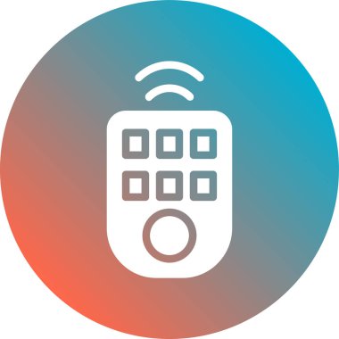 vektör uzaktan kontrol simgesi